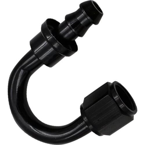 1PC 0° 45° 90° 180°Car Modification Parts Oil Pipe Inverted Plug Joint Aluminum Alloy Rotary Adapter