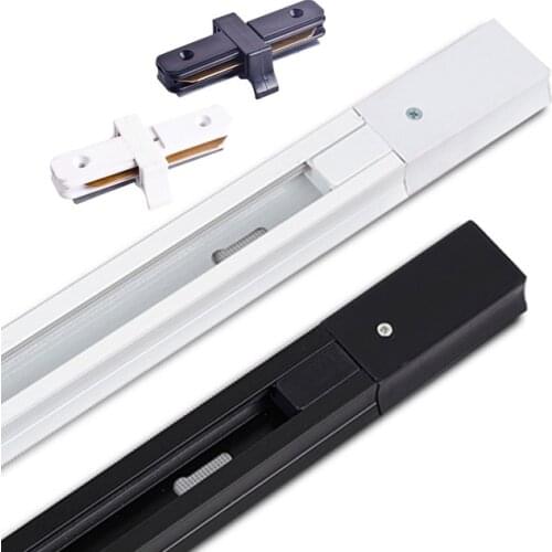 2pcs/lots thick aluminum 0.5M LED track rail,Track light rail connectors,Universal rails,aluminum track,lighting