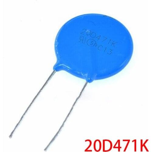 5pcs varistor 20D471K 470V piezoresistor 20D471