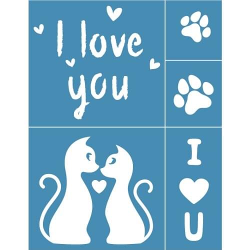 8.5 X 11" Reusable Self- Adhesive Silk Screen Stencils Mesh Transfers for Home Decoration T-Shirt Bag Pillow Art Photo Craft