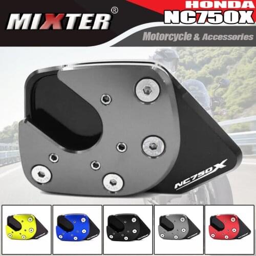 Motorcycle Accessories Side Stand Enlarger Kick Stand Extension Plate Enlarge Pad Fit For Honda NC750X NC750 X 2014-2020 NC750-X