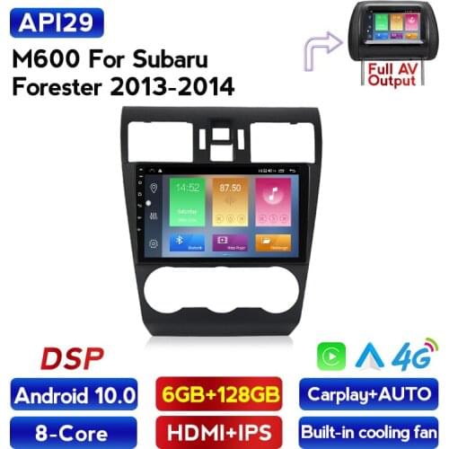 MEKEDE Car Android Radio Video GPS Multimedia Player Head Unit For Subaru WRX 2013 2014 WIFI RDS 6G+128G Navigation DSP Carplay