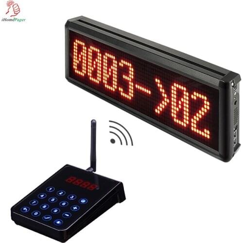 Wireless Queue Calling System used in Restaurant Cafe Auto 4S Shop Medical Examination Center Dessert Shop Big Shopping Center