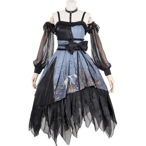 Gothic Black Lolita JSK Dress -Decay Forest