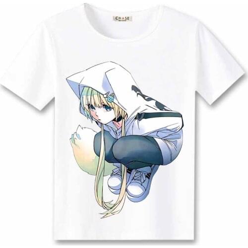 Kemono Jihen Cosplay T Shirt Kabane Kusaka Shiki Tademaru Print Summer T-Shirt Anime Top Tee Harajuku Casual tshirt Costume