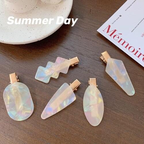 Fashion Symphony Hair Clips Textured Geometric Hair Pins Hair Barrettes Hair Clips for Girl Hairpin Women Hair Accessories