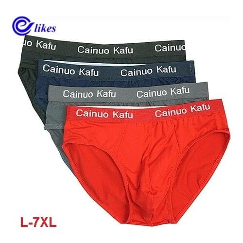 Hot Breathable Fashion Underwear Men Brief modal Spandex Sexy Gay Panties Popular Cueca Elastic Men Calzoncillos plus size brief