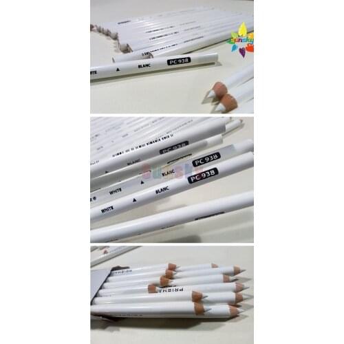 Single Color PC938 Usa Sanford Prismacolor Premier Colored Pencil - White Lead - White Barrel - 12PC /Lot