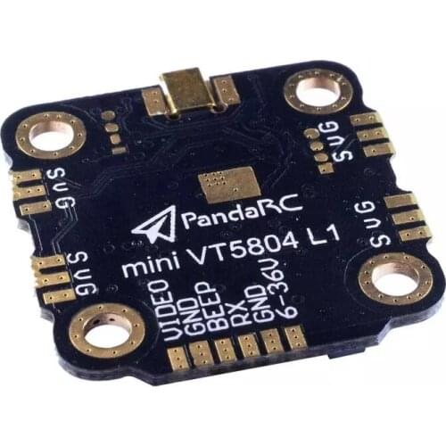PandaRC MINI VT5804 L1 20x20mm PitMode 600mW Switchable Raceband 5.8G 40CH 2-6S VTX Video Transmitter for FPV Racing Freestyle
