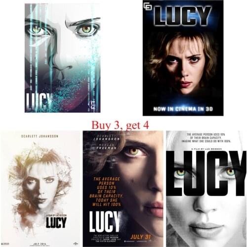 Lucy Posters White Coated Paper Prints High Definition Clear Image Livingroom Bedroom Bar Decoration Home Art Brand