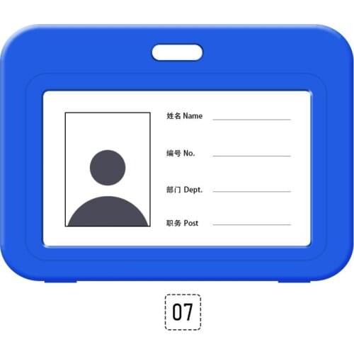 Portable Card Holder Employee Name ID Card Cover Metal Work Certificate Identity Badge ID Business Employee Name Tag Case