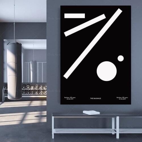 Prints and Poster Bauhaus Movement Wall Art Bauhaus Design Pictures For Room Office Home Decor