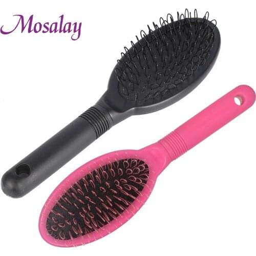Professional Anti-static Hair Brush Wig Care Comb Curved Row Comb Scalp Massager Barber Hairdressing Styling Tools