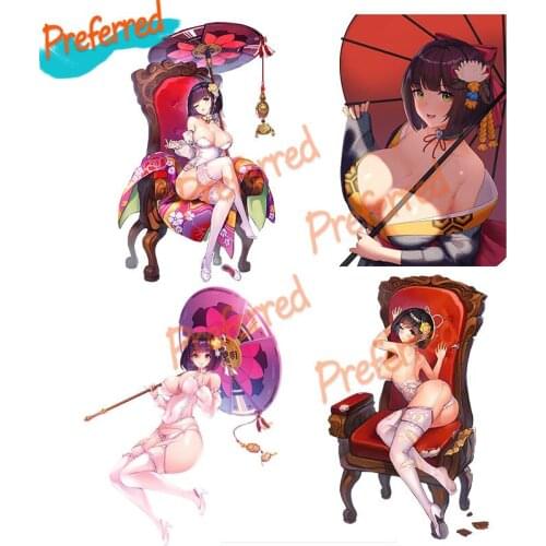 Sexy Hentai Daika Anime Girl Last Origin Funny Cartoon Anime Decal Motocross Racing Laptop Helmet Trunk Wall Vinyl Car Sticker