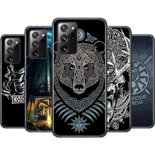 Slavic Viking Symbol Kolovrat For Samsung Galaxy A01 A11 A12 A21 A21S A31 A41 A42 A51 A71 A32 A52 A72 A02S UW Phone Case