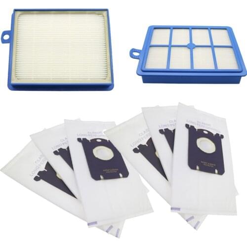 Bpfire Replacement Hepa Filter Dust Bags for Electrolux Vacuum Cleaner Filter Electrolux Hepa and S-BAG for philips bags aeg