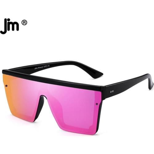 Flat Top Shield Sunglasses Women Men Square Mirror Rimless Sun Glasses for Women Men UV400