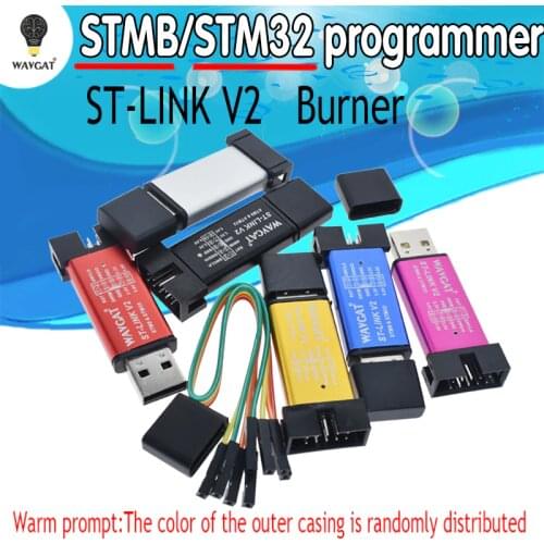 ST-Link V2 new stlink mini STM8STM32 STLINK simulator download programming With Cover
