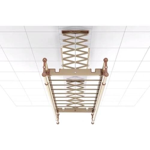 Clothes drying rack balcony intelligent electric drying rack automatic lifting remote control drying clothes rod