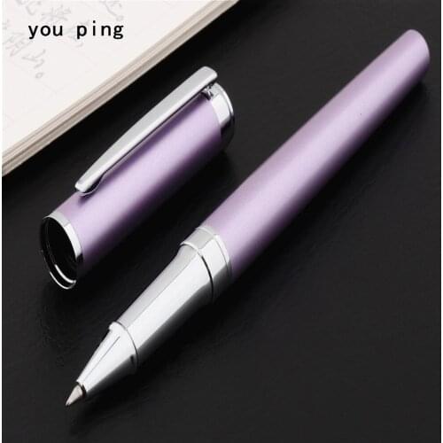 High quality 008 Purple Business office Medium Nib Rollerball Pen New School student stationery