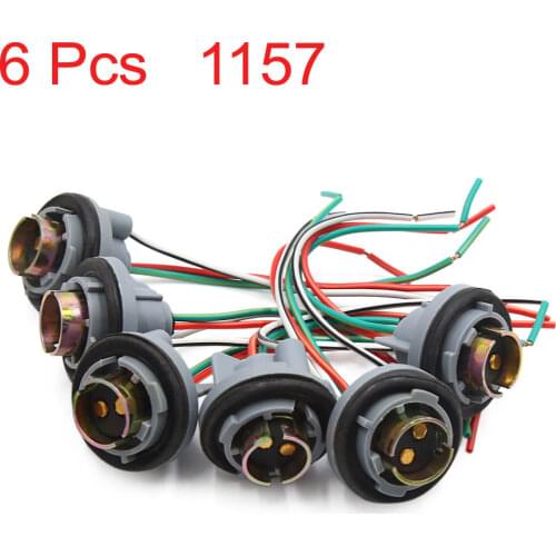 X Autohaux Auto Car Plastic Water Resist 1157 Rear Brake Light Socket