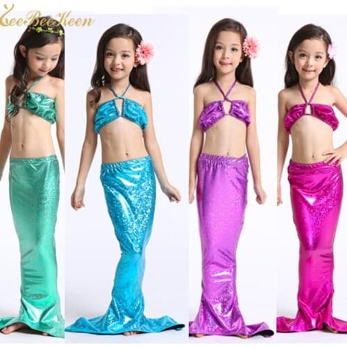 Mermaid Tails For Swimming Mermaid Tail Costumes The Little Mermaid Costume For Girl Swimmable Para Nadar Ariel Cosplay Clothes