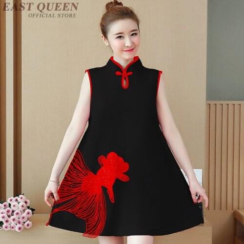 Cheongsam qipao Chinese orienal dress China female traditional Chinese clothing qi pao ladies 2018 summer dresses AA4090