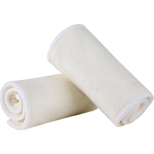 1pc 4 Layers Bamboo & Microfibre Inserts For Baby Cloth Diaper Reusable Washable Inserts Liners For Pocket Cloth Nappy
