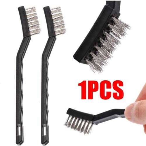 1Pcs Steel Wire Brush Metal Brush Wire Rust Scrub Remove Stainless Steel Wire Brush Household Cleaning Tools