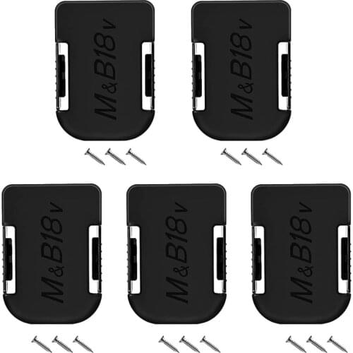 Hot 10 Packs Battery Holder Battery Mount Storage Rack,for Makita/ 18V Li-Ion Battery Power Tool Protection Cover