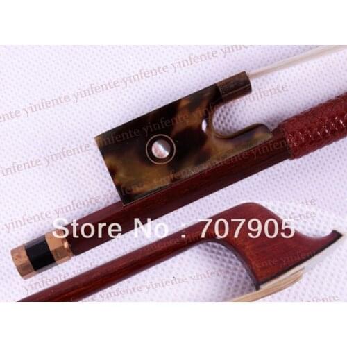 1x New 4/4 Violin Bow get quality Rare Frog Silver Color Bow string