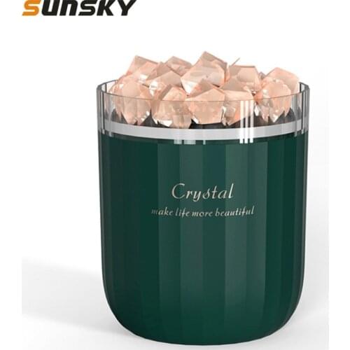 A07 Crystal Salt Car Humidifier USB Charging Home Aromatherapy Humidifier