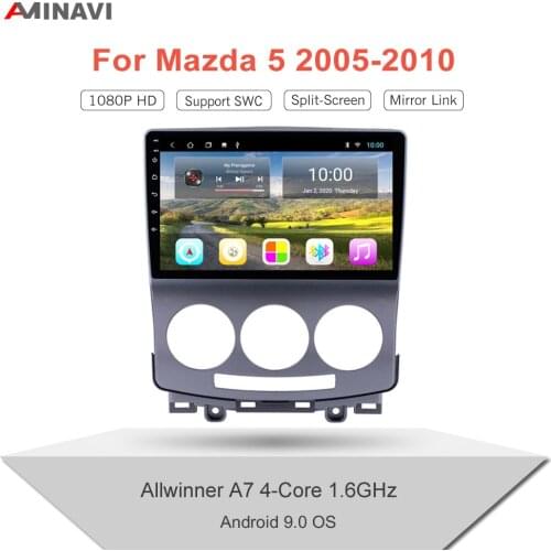 Mazda 5 2005-2010 Android 9.0 HD Car Radio Multimedia Player Navigation GPS Auto Stereo WIFI 2 Din