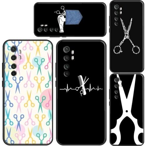 Hair Stylist Scissors Case For Xiaomi Mi 11 Lite Ultra 10T Pro A3 Mi Note 10 Lite Coque For POCO M3 Pro F2 F3 X3