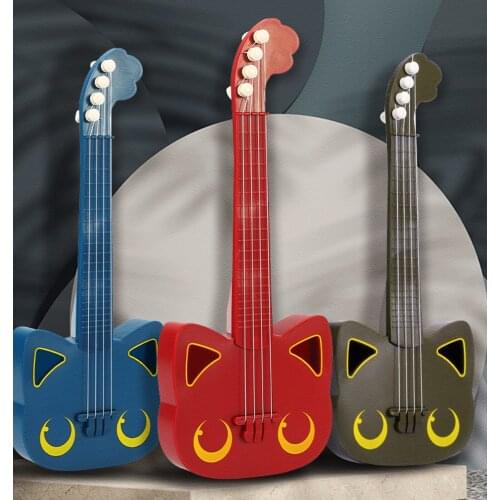 Kids Mini Ukulele Guitar Musical Instrument Preschool Music Gift creative high quality Plastic Ukulele Toys Развивающие Игрушки
