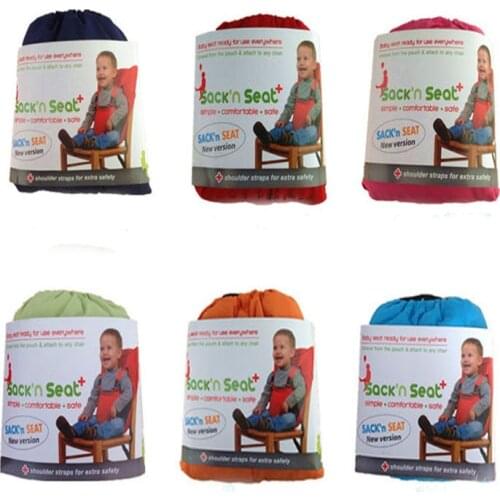 Kids Chair Baby Chair Travel Foldable Washable Infant Dining High Dinning Cover Seat Safety Belt Feeding Baby Care Accessories