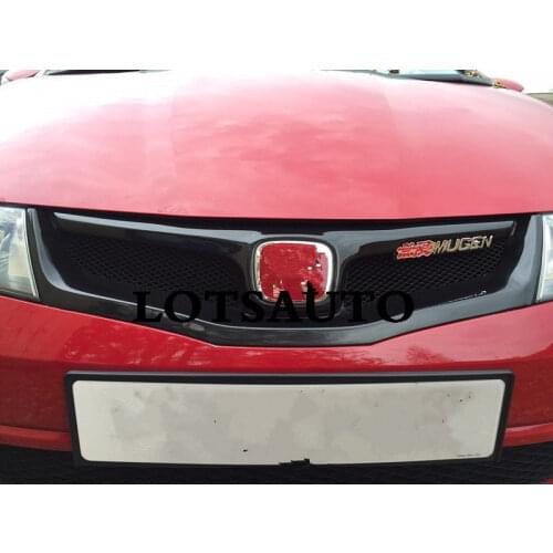 FN1/FN2 Mug-en Style Grill FRP(UNPAITED) OR Carbon fiber Front Grille For Honda Civic Type R FN FN2 FK 06 - 12