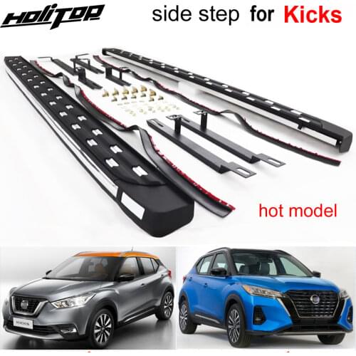 Hot running board side step pedal nerf bar for Nissan Kicks 2017-2020,high quality, from ISO9001 big factory, load 230kg