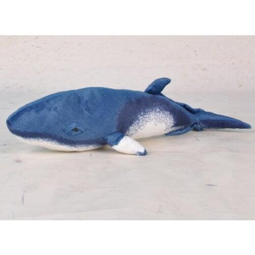 Creative toy blue whalebone whale about 50cm plush toy soft doll Christmas gift h2970