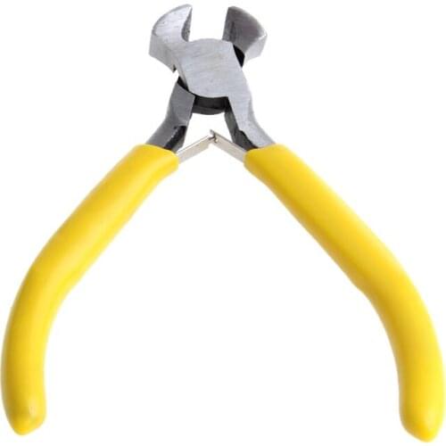 DIY Mini Jewelry End Cutting Pliers Practical Jewelry Handmade Carbon Steel Tool Mini Sharp Tips Pliers Wire Cutter for Home Ind