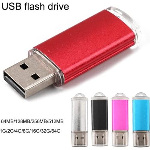 New 1Pc Portable Transparent Lid Plug & Play USB Flash Drive Memory Stick U Disk for Computer Notebook Laptop
