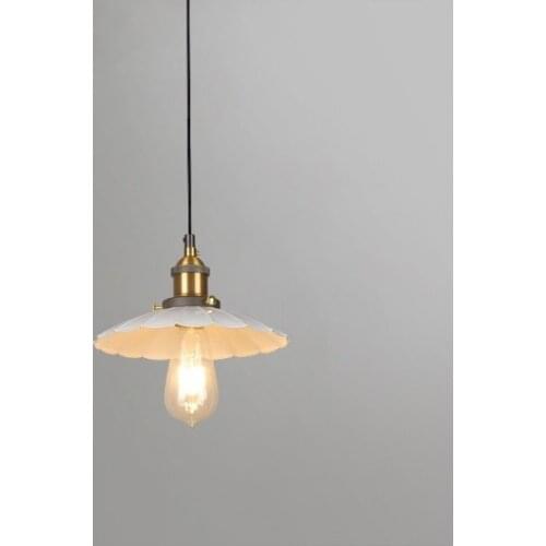 NEW 2020 LED Nordic style chandelier American country retro nostalgic LOFT restaurant cafe bronze hanging lamps