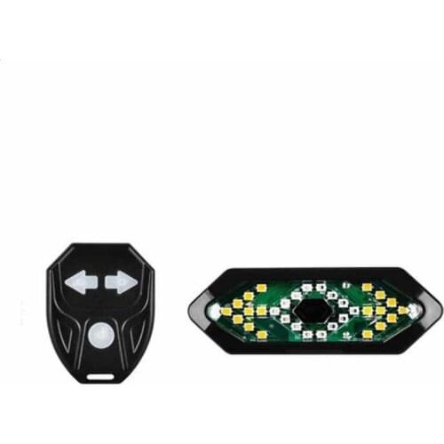 The New Thirty-two Lamp Bead Bicycle Remote Control Taillight Horn Lamp USB Charging Turn Signals Waterproof Night Riding Bike