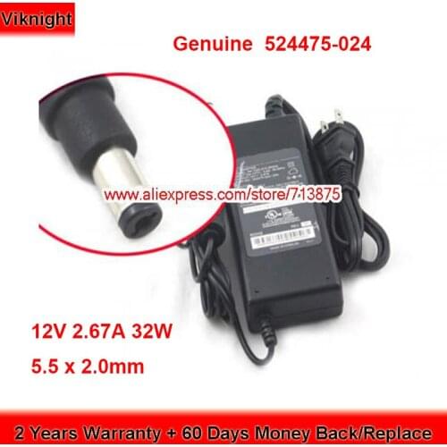 Genuine 524475-024 12V 2.67A Ac Adapter for MOTOROLA DCX B29 524475-054 PA-1320-01C-ROHS
