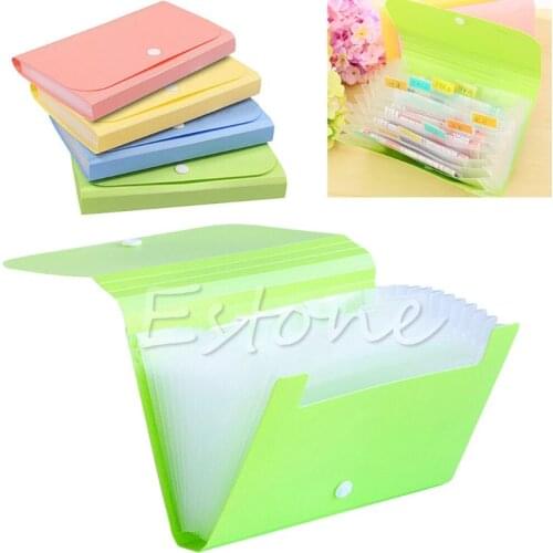 File Document Folder Bag Case Bills Receipts Pouch Card Holder Organizer