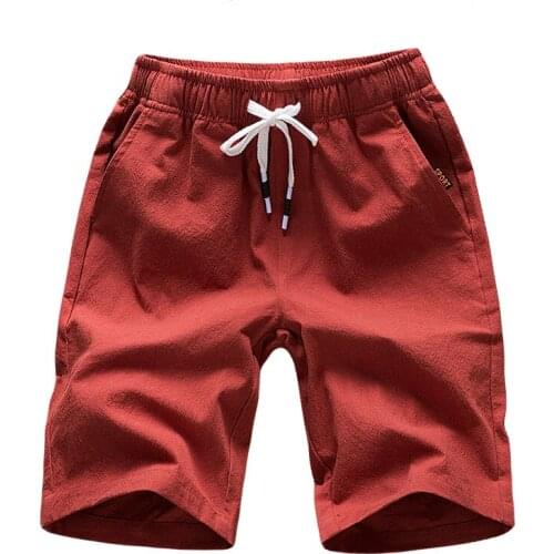 2020 Summer Mens shorts Casual Loose Cropped Trousers Sports Shorts Loose Knit Straight Casual Pants Cotton Short Pants New 5XL