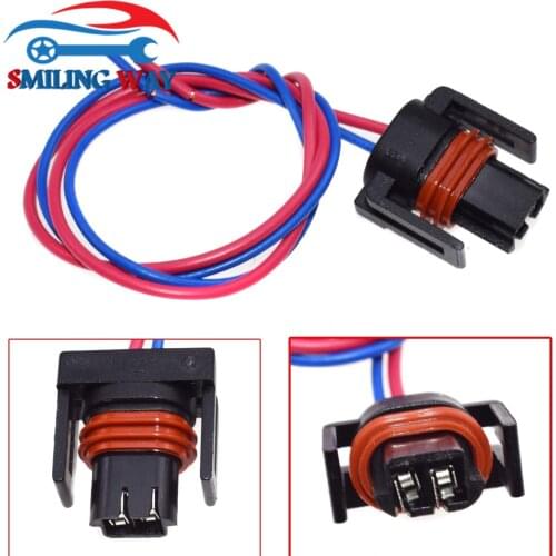 SMILING WAY# 2 pins IPR Fuel Pressure Regulator Sensor Connector Wire Harness Wiring Pigtail Plug For Ford V8 7.3L