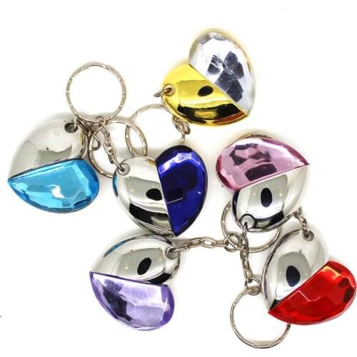 Big Diamond Love Heart model USB Flash Drive 128MB Metal pen drive 4GB 8GB pendrive 64GB/16GB/32GB Crystal memory stick