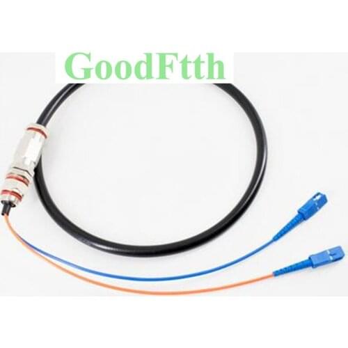 Waterproof Pigtail SC/UPC Anti-bite SM 2 cores PE Sheath GoodFtth 100-500m