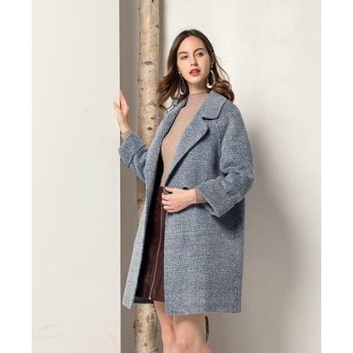 100% Wool Coat Women Double-sided Wool Jacket Autumn Korean Luxury Elegant Woman Coats and Jackets Handmade 2020 F2021 KJ5180